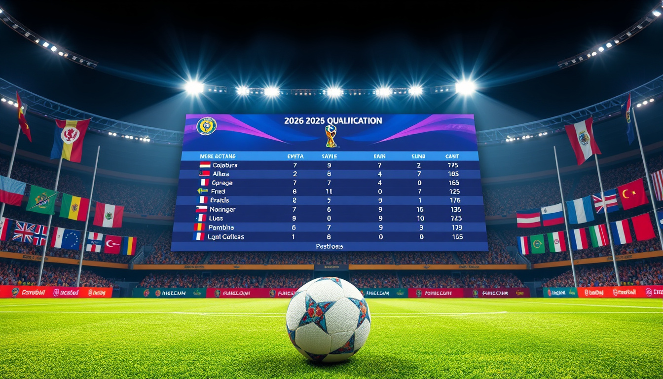 Wereldkampioenschap kwalificatietabel 2026: Europa