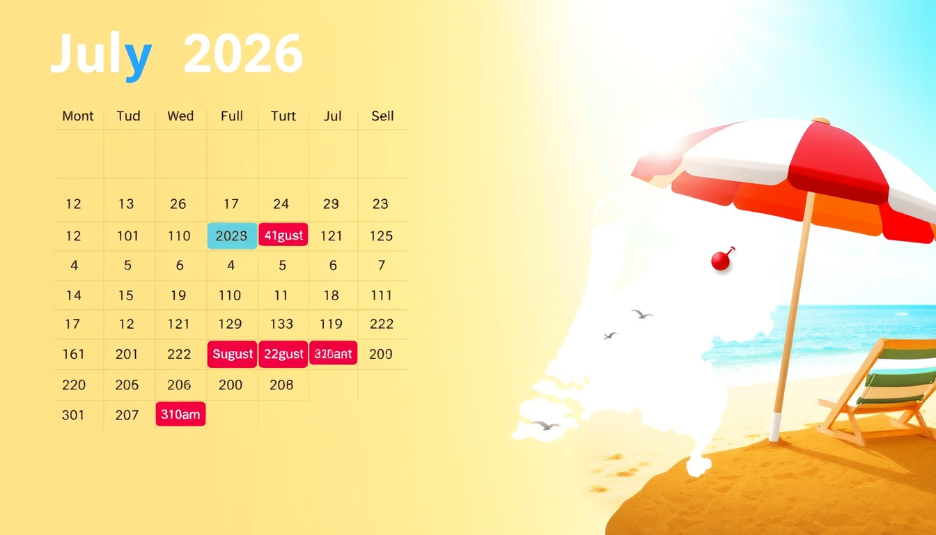Wanneer begint zomervakantie 2026? Data per regio | Rijksoverheid